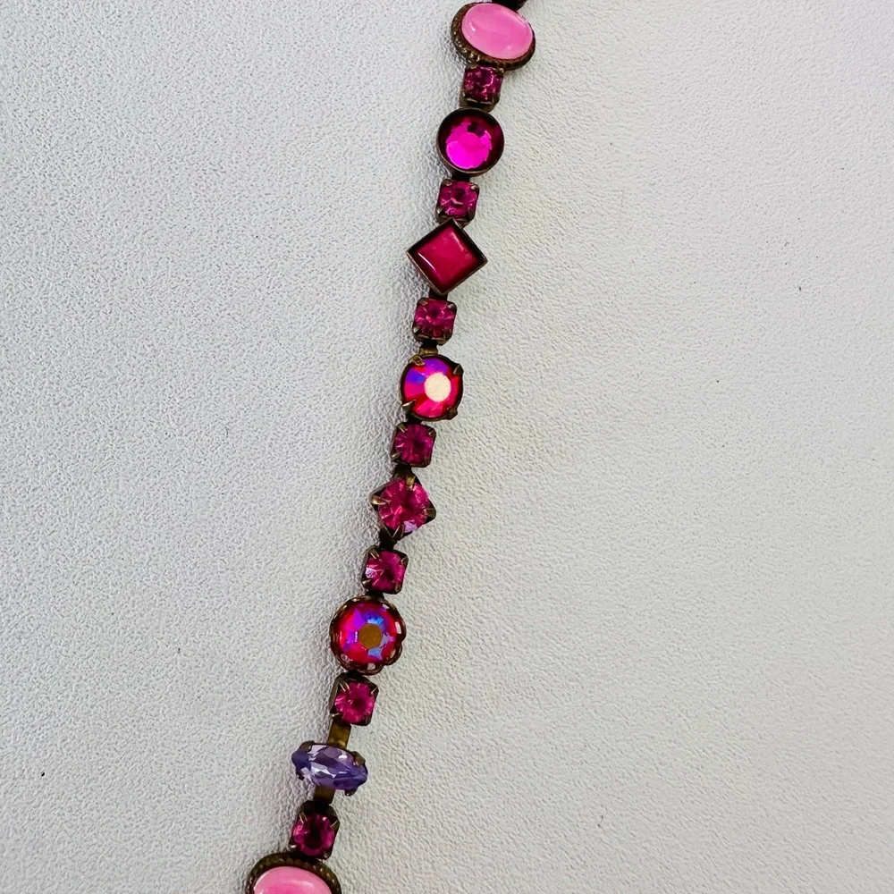 Sorelli Pink Gem Necklace - Picture 4 of 5